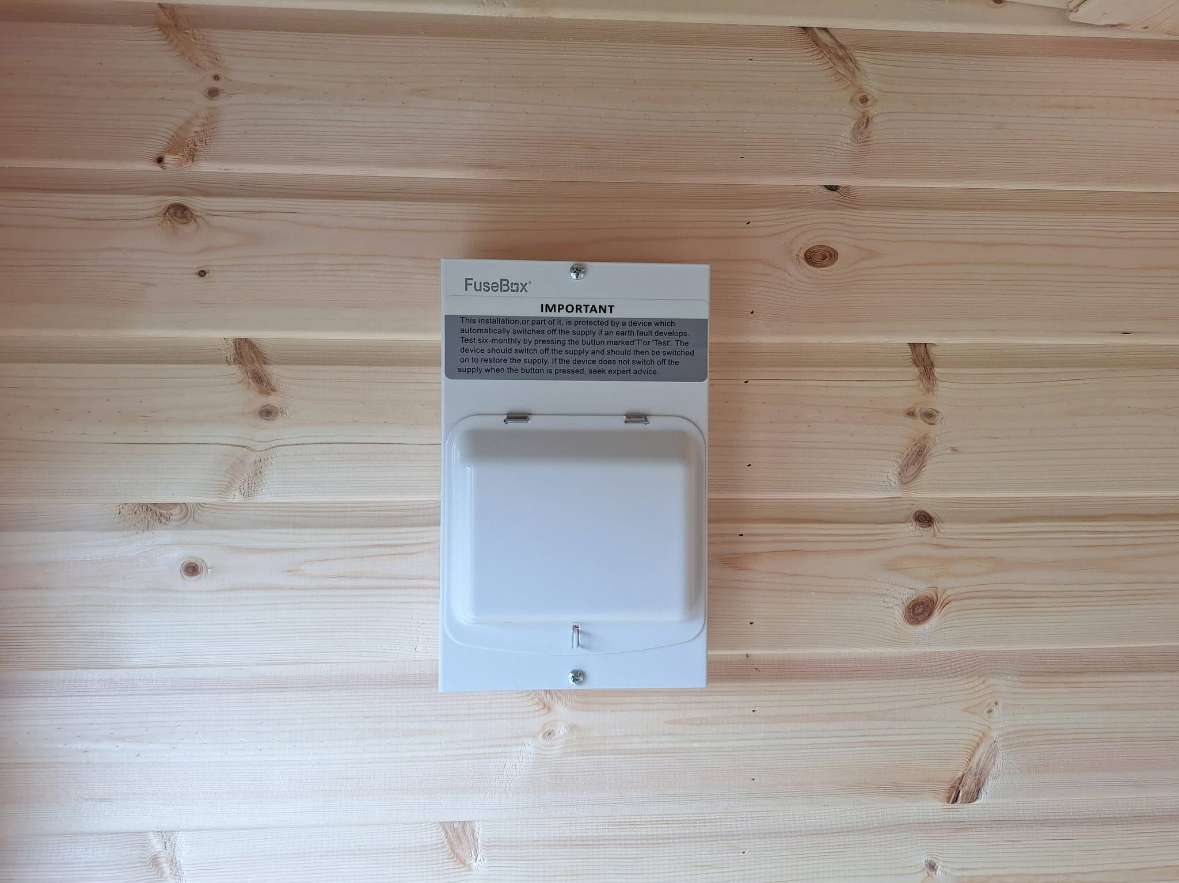 Outbuilding fusebox installation